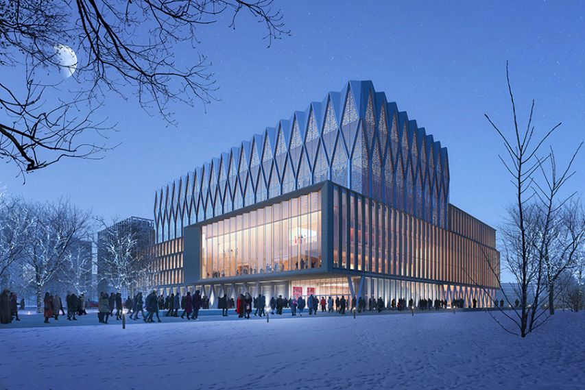 Roshen concerthall Neutelings Riedijk architects Juliette Bekkering exterior